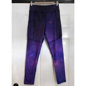 Galaxy Fox High Waisted Yoga Leggings